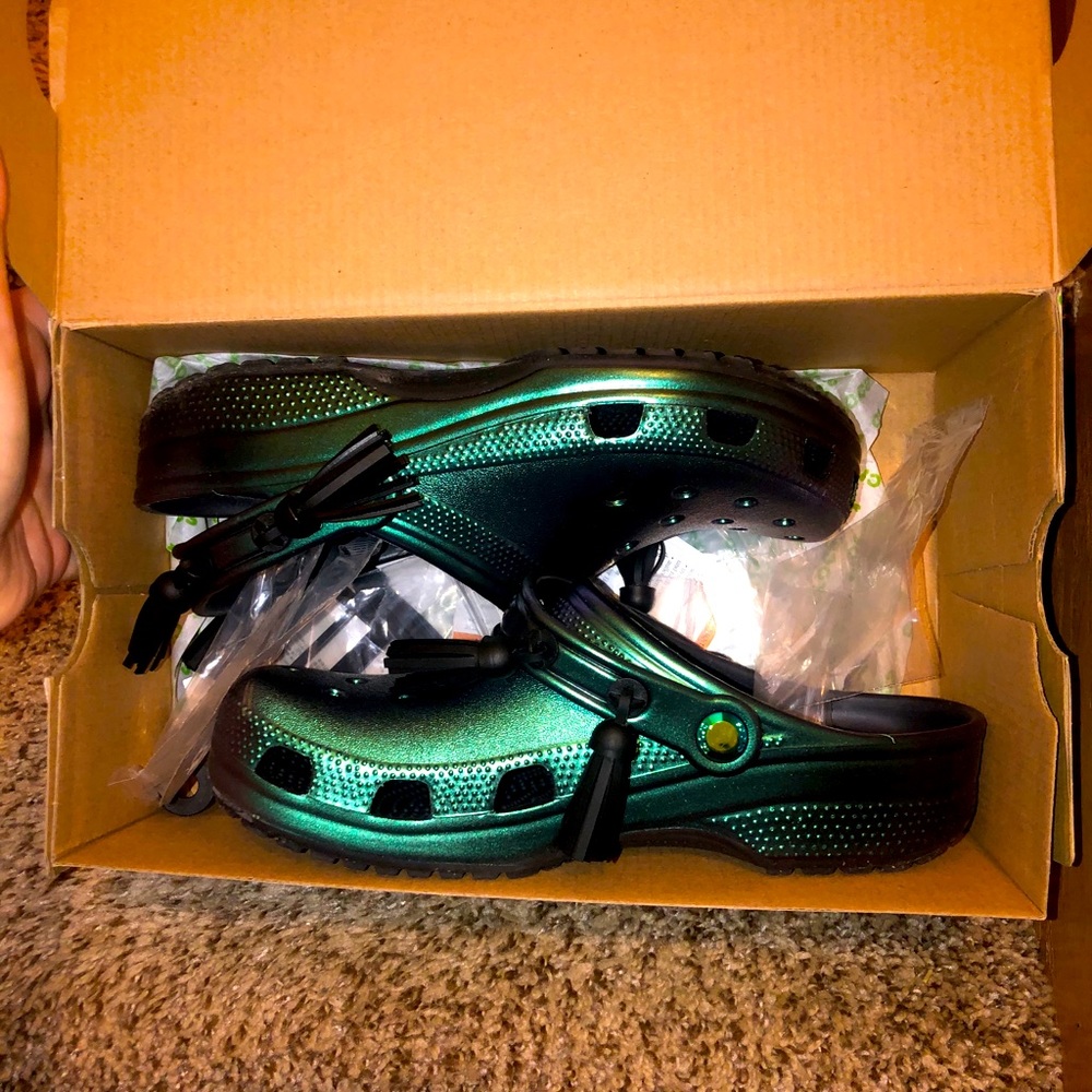 Iridescent Crocs